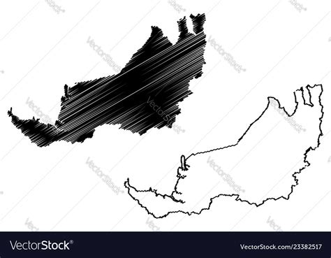 Sarawak Map Royalty Free Vector Image Vectorstock