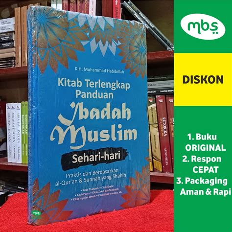 Jual BUKU KITAB TERLENGKAP PANDUAN IBADAH MUSLIM SEHARI HARI