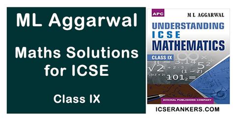 Ml Aggarwal Maths Solutions For Class Icse