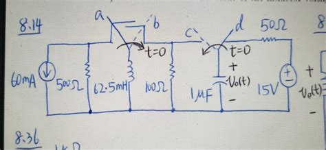 Solved 814 The Two Switches In The Circuit Seen In The