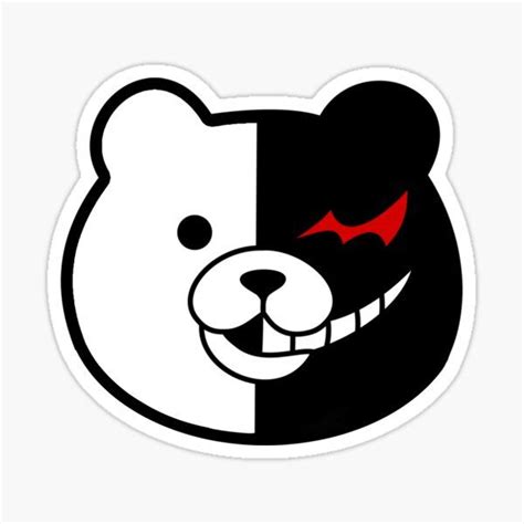 Danganronpa Monokuma Sticker by Chimmferno | Danganronpa monokuma ...