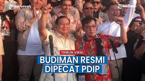 Budiman Sudjatmiko Resmi Dipecat Dari Pdip Sebagai Sanksi Organisasi