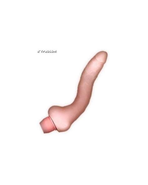 Pênis Ou Dildo Vertebrado Anal Vibrador Em Cyberskin Sex Shop Sextoy