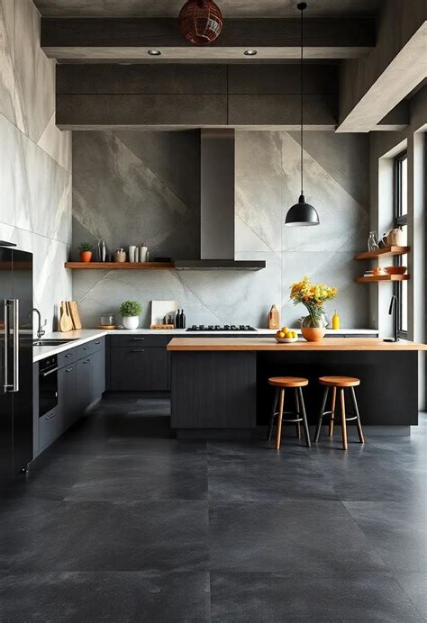 fresh trends inspiring modern kitchen flooring ideas   style