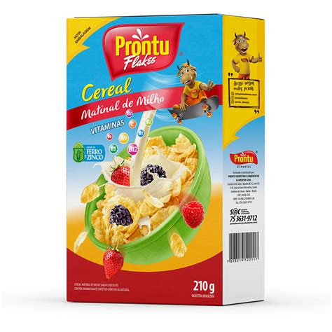 Cereal Matinal Flakes 210g Prontu Alimentos