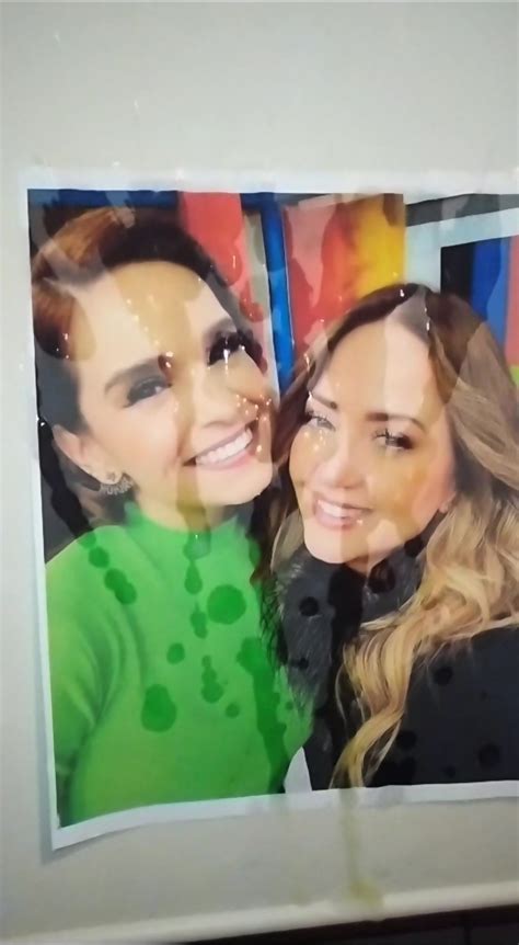 Tribute Cum Tania Rincón Andrea Legarreta facial Tv Host Andrea Latina