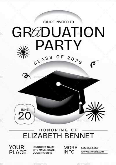 25 Best Graduation Party Flyer 2025