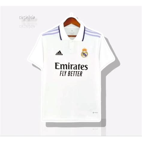 Jual REAL MADRID HOME JERSEY NEW MUSIM 2022 2023 GRADE ORI Shopee