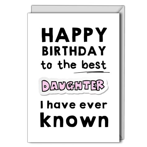 Personalised Cards And Ts Online Best Daughter I Have Ever Known