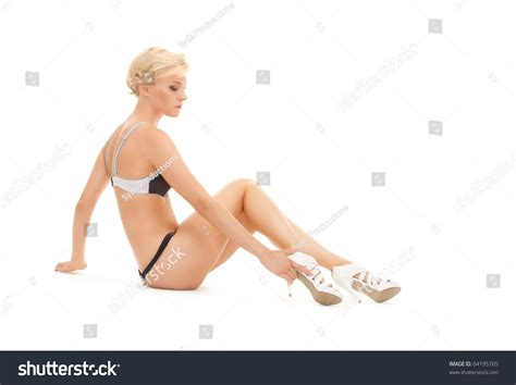 Sexy Woman Black White Lingerie Stock Photo Shutterstock