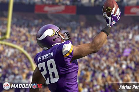 Adrian Peterson second highest rated RB in Madden 16 - Daily Norseman