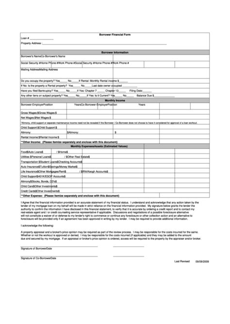 269 Financial Forms And Templates Free To Download In Pdf