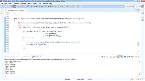 Java Map Remove While Iterator Get Latest Map Update