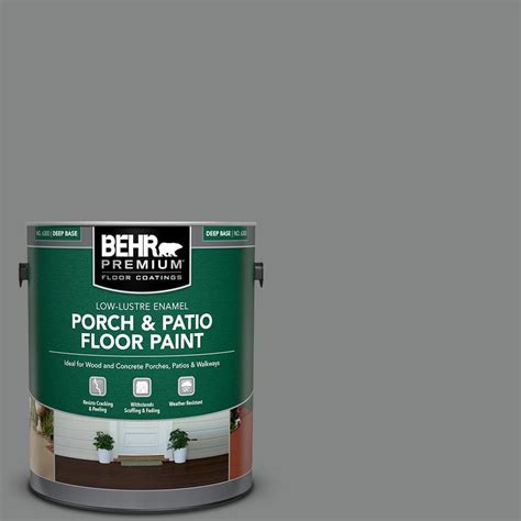 Behr Premium Gal Pfc Slate Gray Low Lustre Enamel Interior