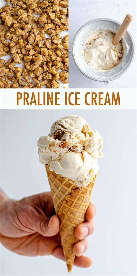 Praline Ice Cream - Fresh April Flours