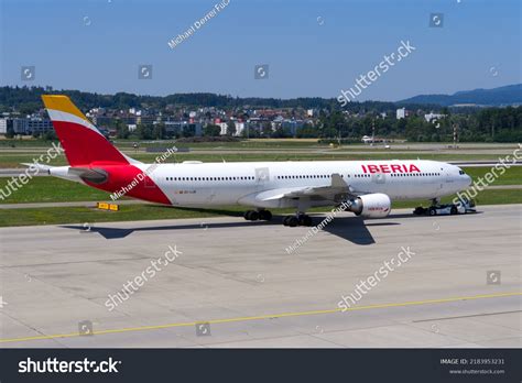 Iberia Airplane Type Airbus A Register Stock Photo