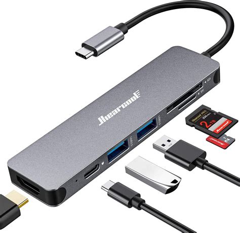 Hiearcool USB C Hub USB C Multi Port Adapter für MacBook Pro 7 in 1