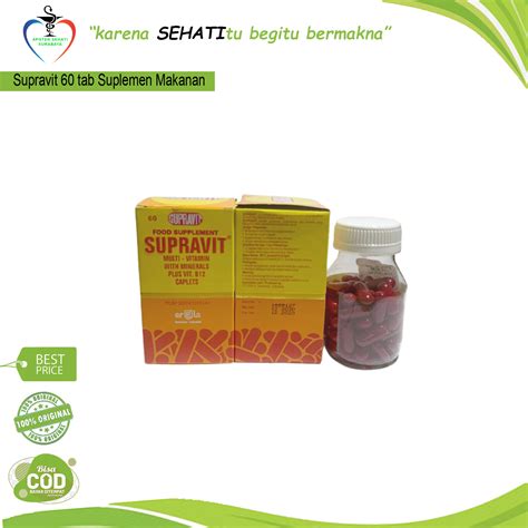 SUPRAVIT VITAMIN MULTIVITAMIN KESEHATAN Lazada Indonesia