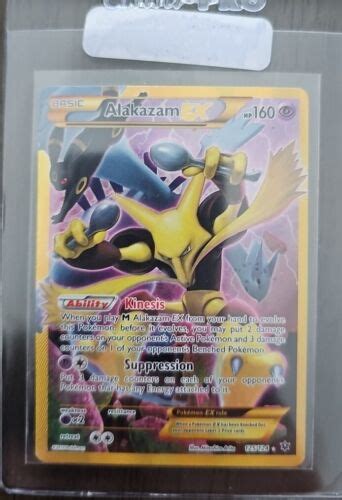 Pokémon TCG Alakazam EX Fates Collide 125 124 Holo Secret Rare eBay