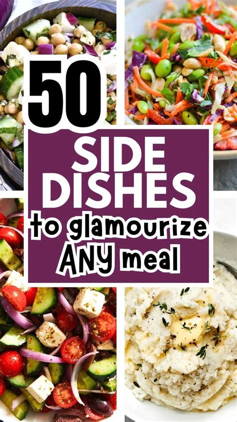 50 Easy Side Dishes for Healthy Lunch or Dinner