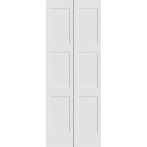 Primed 3 Equal Panel Shaker Bi Fold Door Trimlite Hardwares Online Store