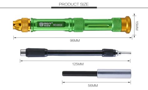 Bst 8928 Magnetic Bit Driver Kit 63 In 1 Professional Repair Tools Kit