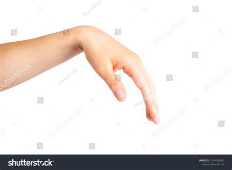 Woman Beautiful Hands Showing Somethin Spa Stock Photo 1204085962