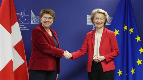 Viola Amherd Et Ursula Von Der Leyen Entament Les N Gociations Entre La