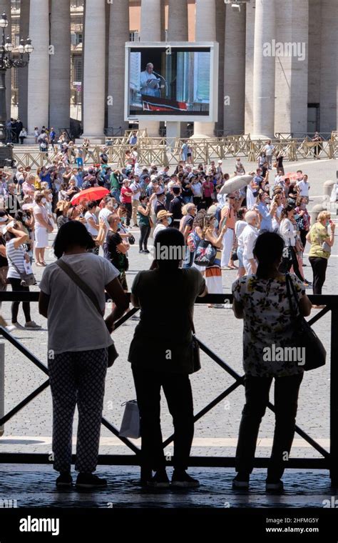 Mauro Scrobogna Lapresse June Rome Italy News St Peter S