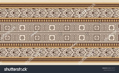 Vector Seamless Tribal Border Design Stock Vector (Royalty Free ...