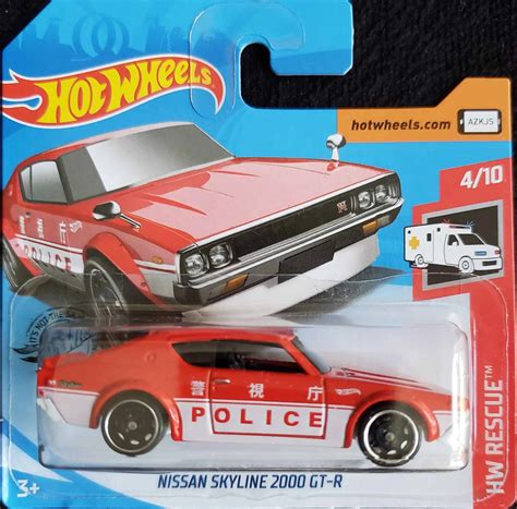 Hot Wheels Rescue Nissan Skyline Gt R Universo Hot Wheels