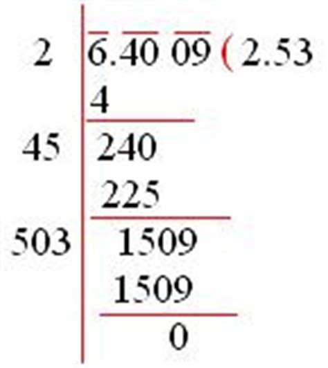 Square Root of Numbers in the Decimal Form | Examples on Square Root of Numbers