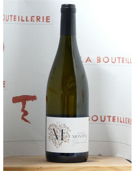 Grignan Les Adh Mar Domaine De Montine Gourmandise Blanc