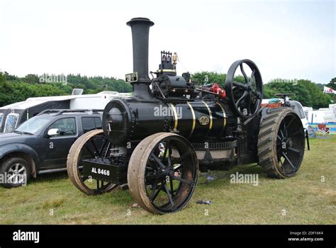 A 1918 Fowler Steam Powered 10 Nhp K7 Ploughing Engine Parked Up On