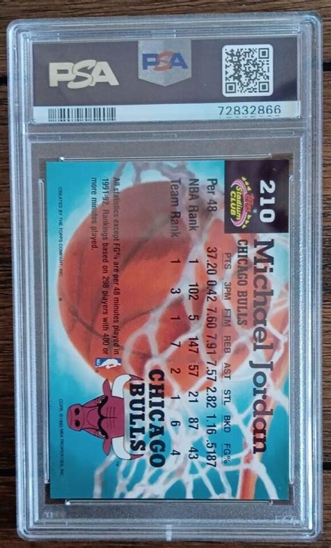 Topps Stadium Club Members Choice Michael Jordan Chicago Mint