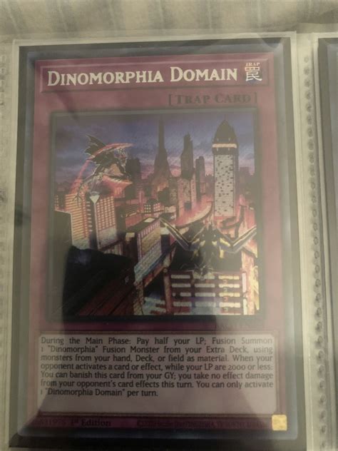 Yu Gi Oh Tcg Dinomorphia Domain Battle Of Chaos Bach En St Edition