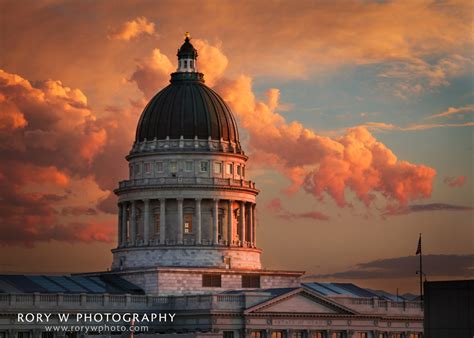 Utah State Capitol Building Sunset | Rory W Photography