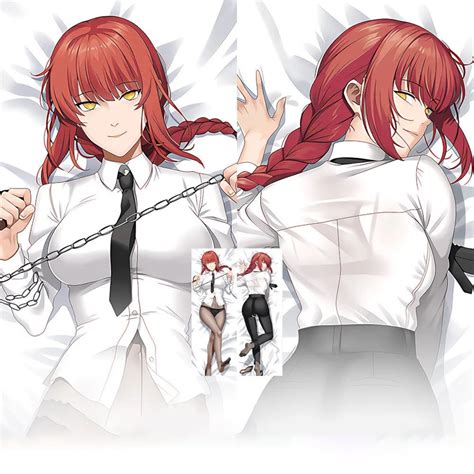 Dakimakura Makima Body Pillow Hugging Pillowcase Pillow Cover Etsy