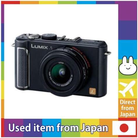 Used In Japan Panasonic Digital Camera Lumix Lx3 Black Dmc Lx3 K