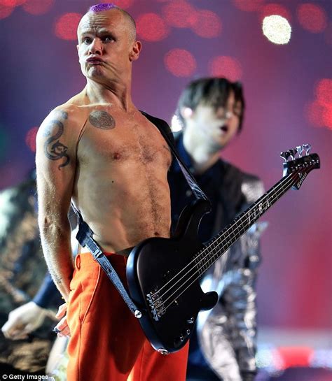 Flea Reveals Red Hot Chili Peppers Did Not Play Live For Super Bowl Halftime Show Daily Mail