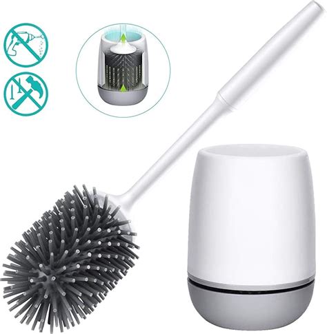 Brosse De Toilette Brosse WC Et Support De Toilette En Silicone