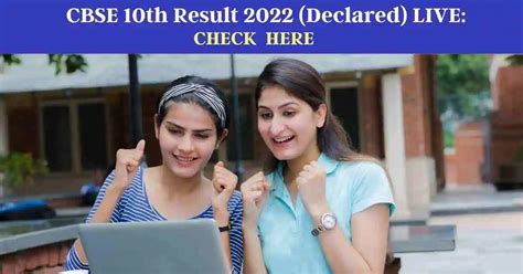 Cbse 10th Result 2022 Declared Live Cbse Class 10 Term 2 Result Link