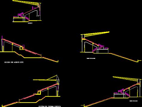 Stadium Dwg Section For Autocad • Designs Cad