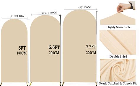 Amazon JFDYDM FT Nude Arch Backdrop Cover Wedding Arch Cover