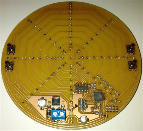 Светодиодная снежинка на ATmega8 - Микроконтроллеры и Технологии