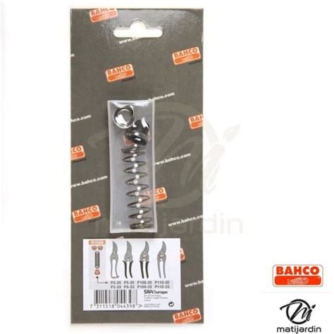 Kit de pièces de rechange pour sécateurs Bahco Pradines R1068 Butée