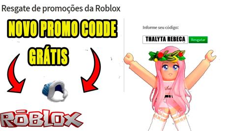 Novo Promo Code Do Roblox Gratis Youtube