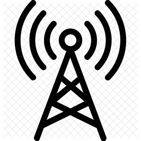 Wifi Tower Icon Download In Line Style