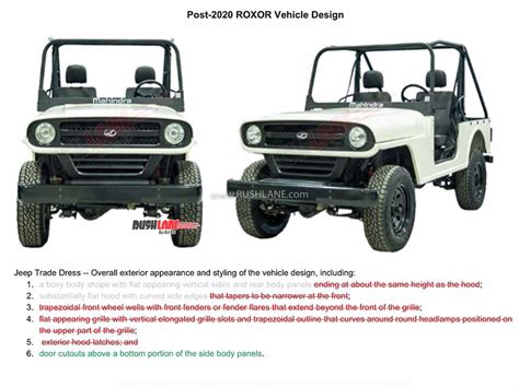 Mahindra Thar Based Roxor Gets A New Face Minus Jeep Elements