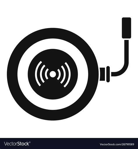 Phone Wireless Charger Icon Simple Style Vector Image